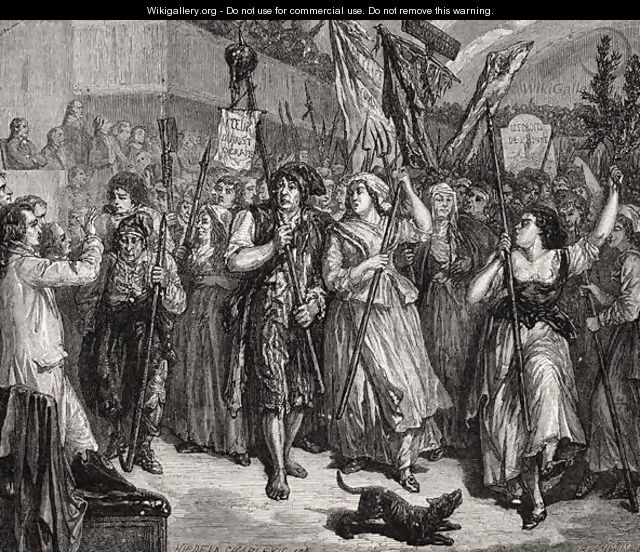 Invasion of the Assembly, 20th June 1792 - H. de la Charlerie