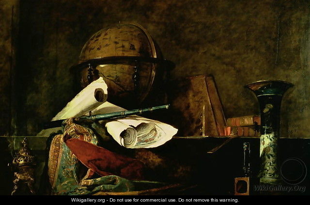 Allegory of Science - Jean-Baptiste-Simeon Chardin