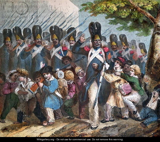 The Grenadiers of Napoleon I (1769-1821), c. 1820 - Nicolas Toussaint Charlet