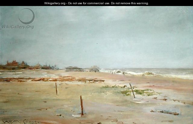 Beach Scene - William Merritt Chase