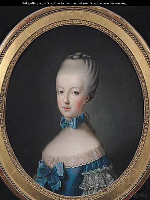 Portrait of Marie-Antoinette de Habsbourg-Lorraine (1750-93) - Jean Baptiste (or Joseph) Charpentier