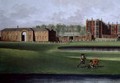 View of Temple Newsam House (detail of the riding school) c.1750 - James Chapman
