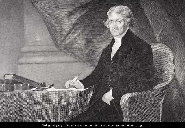 Portrait of Thomas Jefferson (1743-1826) (2) - Alonzo Chappel