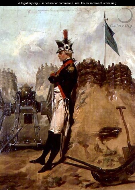 Alexander Hamilton (1757-1804) in the Uniform of the New York Artillery - Alonzo Chappel