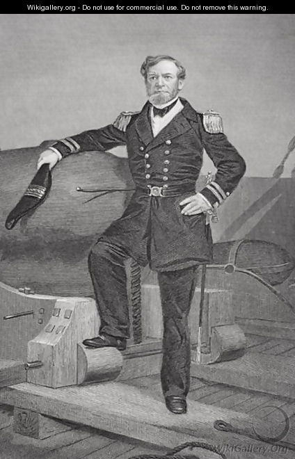 Portrait of Admiral Andrew Hull Foote (1806-63) - Alonzo Chappel