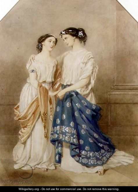 Scene from the 1848 production of 