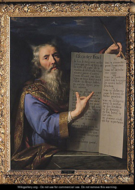 Moses with the Tablets of the Law, 1663 - Philippe de Champaigne