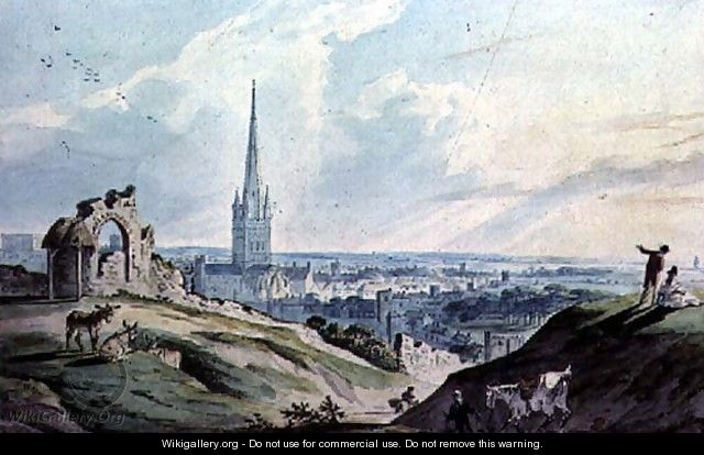 A View of Norwich, from Mouseshold Hill, near the Ruins of Kett