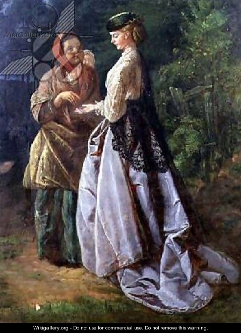 danet and the Strolling Fortune-Teller, 1859 - John Scott Cavell