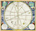 Map Charting the Movement of the Earth and Planets, from 'The Celestial Atlas, or The Harmony of the Universe' - Andreas Cellarius