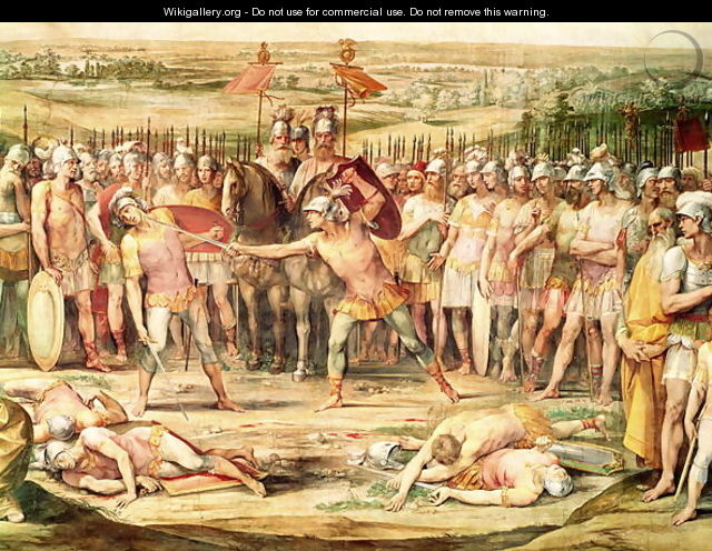 Battle between the Horatii and the Curiatii - Giuseppe (d