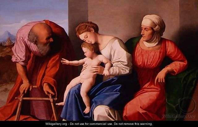 Holy Family with St. Anne, c.1520 - Vincenzo di Biagio Catena