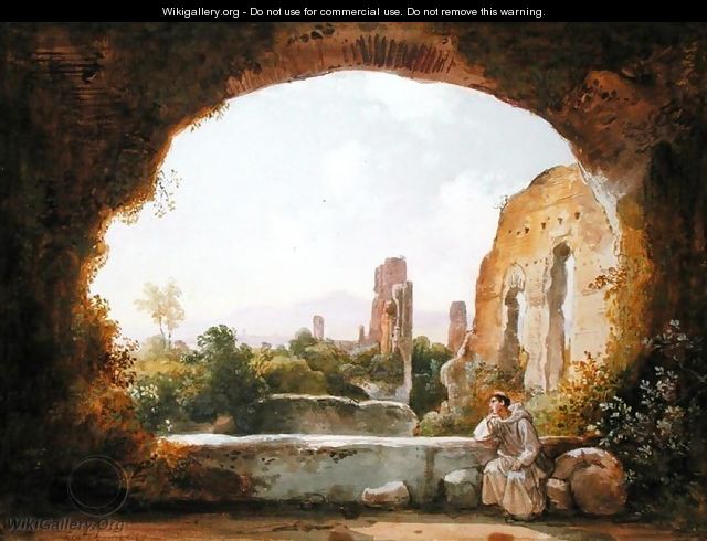 The Grotto of Egeria - Franz Ludwig Catel