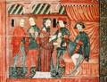 The Magi Before Herod, from the altar frontal of 'The Virgin with Roses', c.1350 - Anonymous Artist
