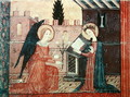 The Annunciation, from the altar frontal of 'The Virgin with Roses', c.1350 - Anonymous Artist