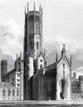 Fonthill Abbey from the north-west, 'Graphic and Literary Illustrations of Fonthill Abbey' - George Cattermole