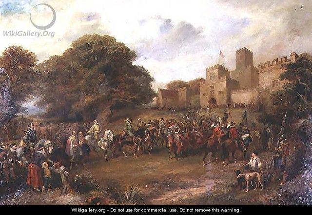 Visit of James I to Houghton Tower, 1617 - George Cattermole