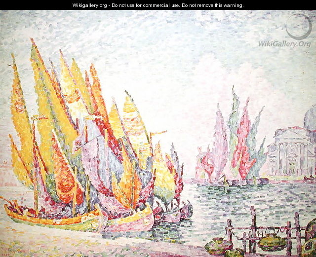 Venice, Sailing Boats, 1908 - Paul Signac