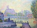 View of the bridge of Auxerre, 1902 - Paul Signac
