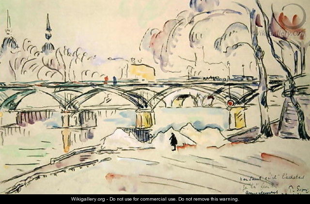 The Pont des Arts, 1924 - Paul Signac