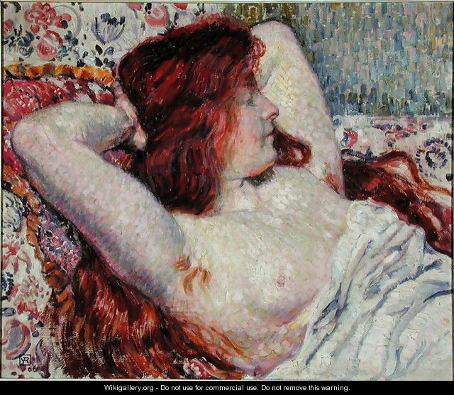 Woman with Red Hair, 1906 - Theo van Rysselberghe