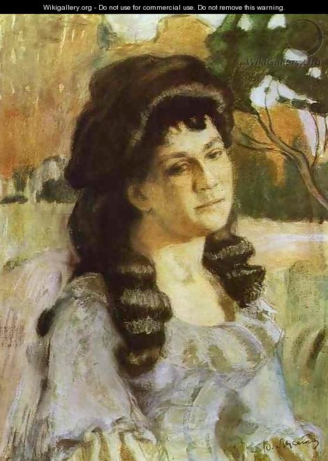 Portrait of a Lady, 1902 - Viktor Elpidiforovich Borisov-Musatov