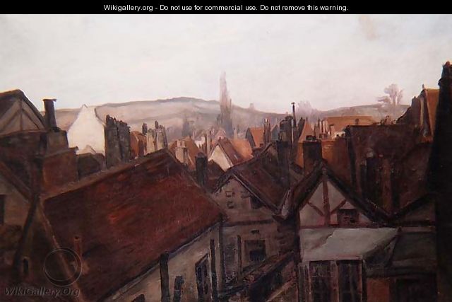 The Rooftops of Tonnerre, 1904 - Emile Bernard