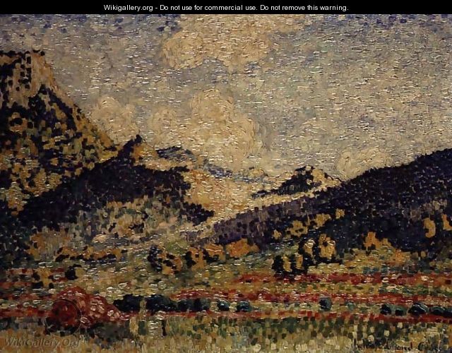 Study for the Small Maures Mountains, 1909 - Henri Edmond Cross