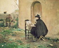 Rusinol and Casas painting, 1890 - Santiago Rusinol i Prats