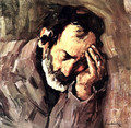 Old Man Nicolae the Fiddler, 1906 - Stefan Luchian