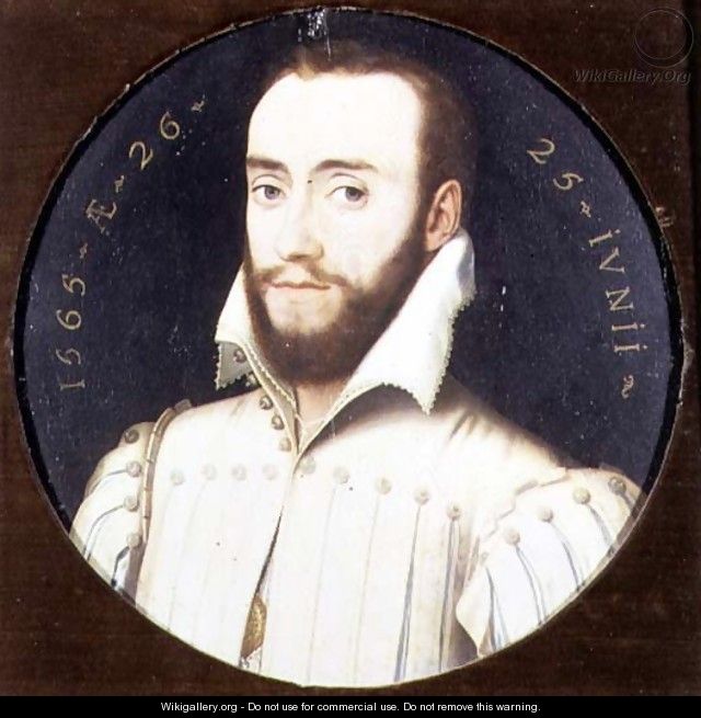 Portrait of a Bearded Gentleman, Aged 26, 1565 - (circle of) Clouet, Francois