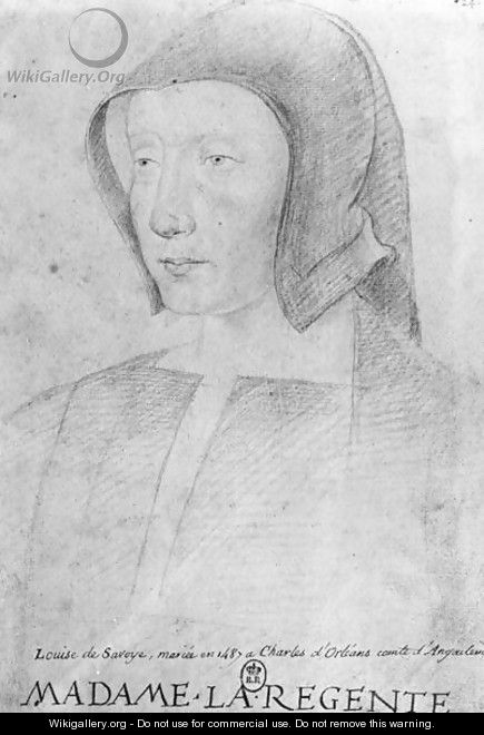 Louise de Savoie (1476-1531) ( - Anonymous Artist