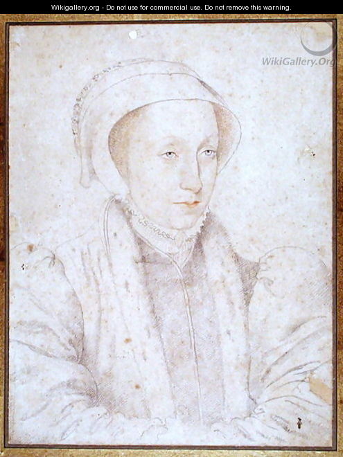 Portrait presumed to be Mary (1542-87) Queen of Scots, 1561 - (studio of) Clouet