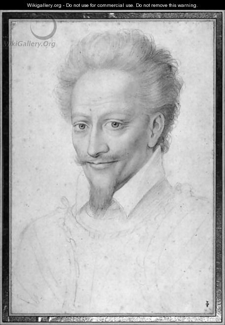 Henri I de Bourbon (1552-88) Prince de Conde - (studio of) Clouet