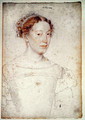 Unknown Lady called 'La Romaine', c.1555 - (studio of) Clouet