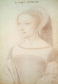 Dona Beatrix Pacheco d'Ascalana (c.1510-c.1555) Comtesse d'Entremont, 1531 (2) - (studio of) Clouet