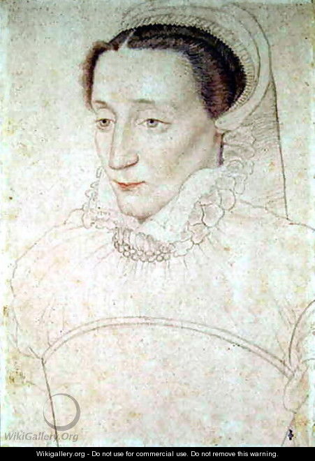 Portrait of an unknown Lady, c.1540 (2) - (studio of) Clouet