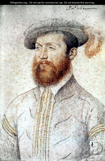 Jean du Plessis, seigneur de la Bourgoniere, c.1546 - (studio of) Clouet