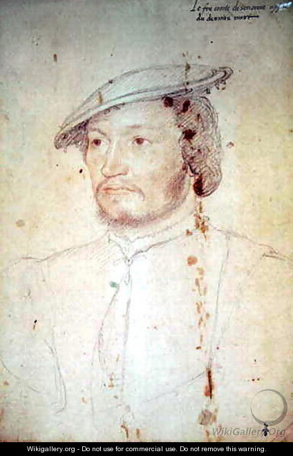 Jean de Bueil, comte de Sancerre (1512-37), c.1528 - (studio of) Clouet