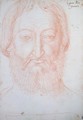Portrait of Francois I (1494-1547) 1547 - (studio of) Clouet