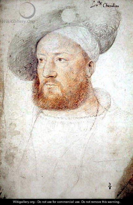 Louis de Chandio (1480-1532) Lord of Bussy, c.1520 (2) - (studio of) Clouet