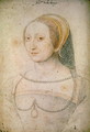 Marie de Langeac (1508-88) c.1540 - (studio of) Clouet