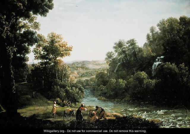 Wooded Landscape with a Brook, 1630 - Claude Lorrain (Gellee)