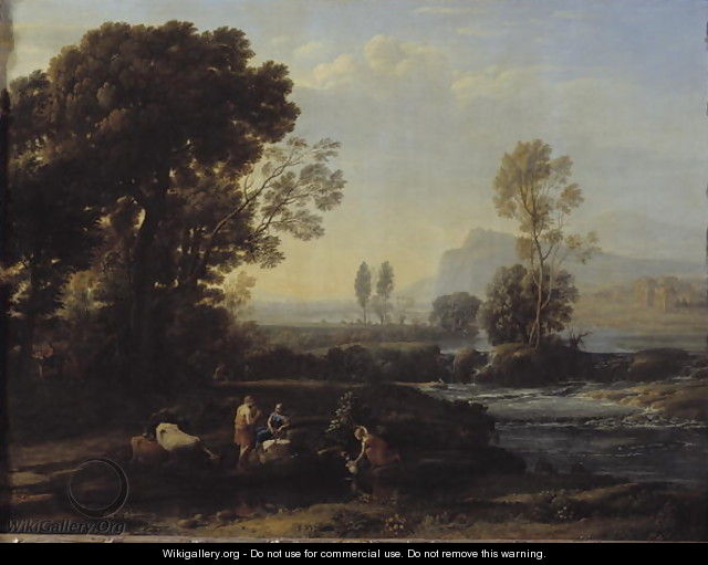 Landscape with the Flight into Egypt, 1647 - Claude Lorrain (Gellee)