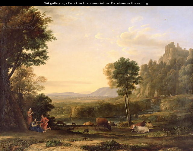 Pastoral Landscape, 1645 - Claude Lorrain (Gellee)