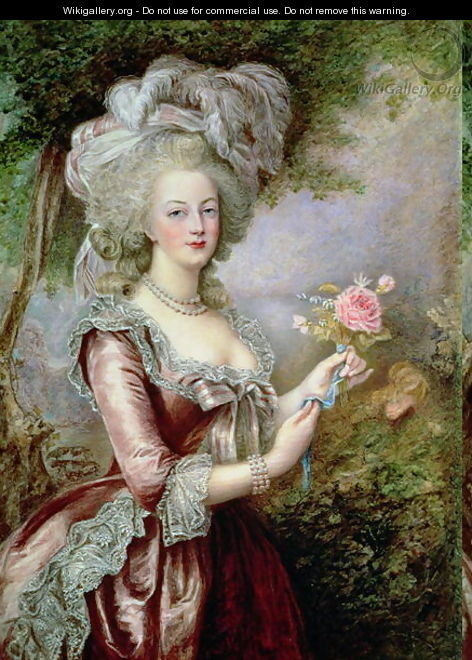 Marie Antoinette (1755-93) after Vigee-Lebrun - Louise Campbell Clay