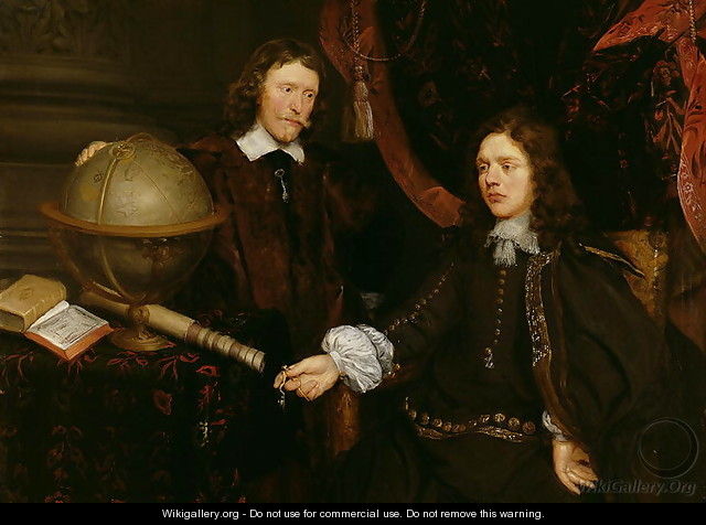John Bankes (1626-56) and his Tutor, Sir Maurice Williams - Francis Cleyn