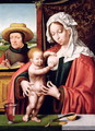 The Holy Family, c.1520 - Joos Van Cleve (Beke)