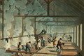 Slaves Ladle Steaming Juice from Vat to Vat, Antigua, 1823 - William Clark