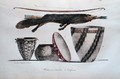 Arms and Utensils from California, from 'Voyage Pittoresque Autour du Monde', 1822 - Ludwig (Louis) Choris